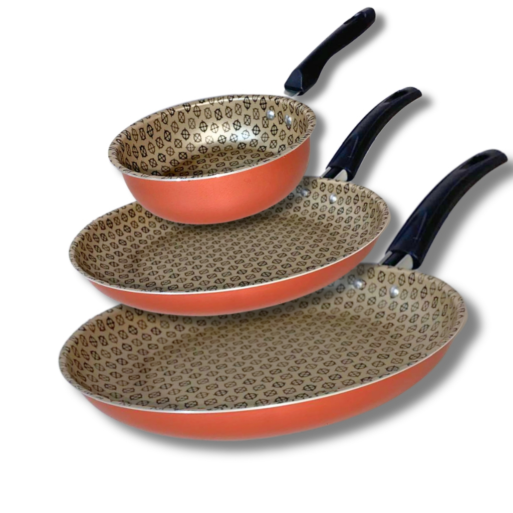 Jogo De Frigideira Rotoprint Antiaderente 3 Peças