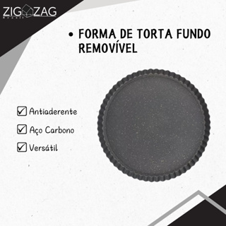 Forma de Torta com Fundo Removível - 25.5cm em Oferta na Shopee