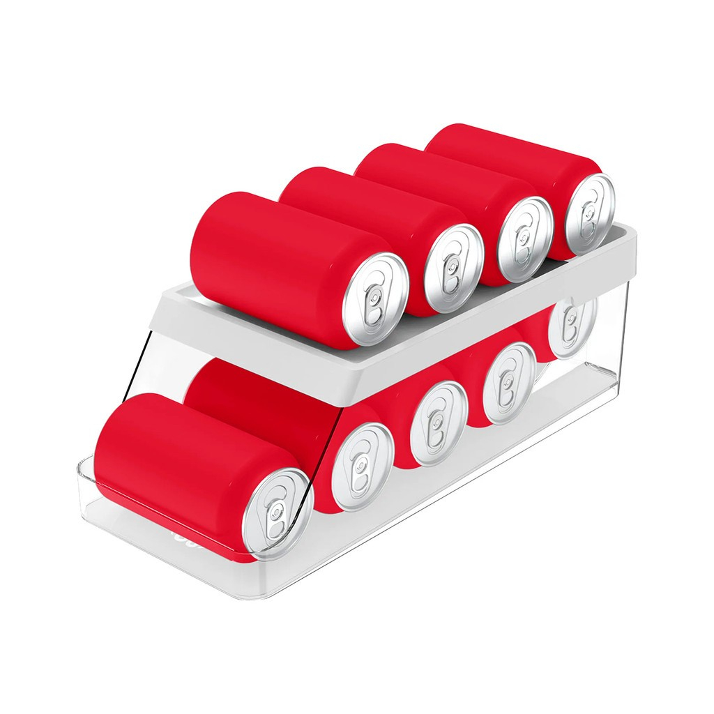 Organizador Porta Latas Multiuso Automático Cerveja Refrigerante Geladeira Armário Promoção