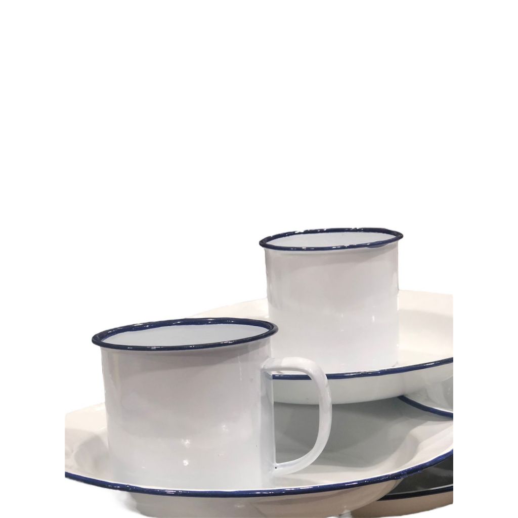 KIT PRATO E CANECA DE AGATA