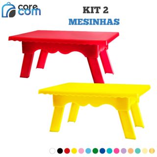 Kit 2 Mesinhas (20x11 cm) - Várias Cores em Oferta na Shopee
