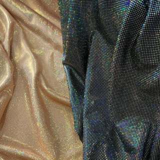 Malha FOIL DANCE HOLOGRÁFICA (97% Poliéster 03% Elastano) ideal a fantasias e acessórios de carnaval em Oferta na Shopee