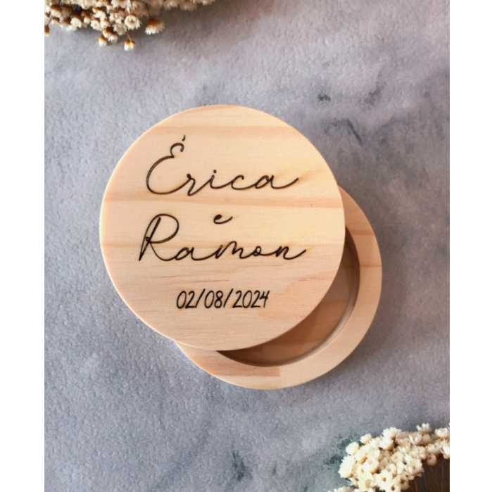 Caixinha de Aliança Personalizada - Comprar com Melhor Preço em Anéis