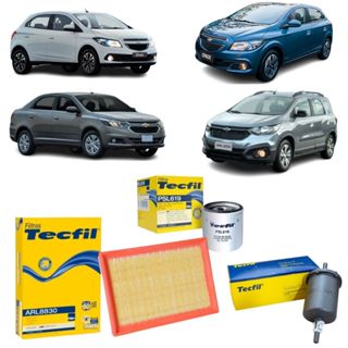 Kit De Filtros Gm Onix Prisma Spin Cobalt Tecfil Revisão Original em Oferta na Shopee
