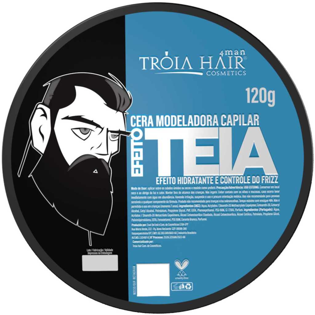 Cera Modeladora Teia 120g Troia Hair Efeito Controle de frizz em Oferta na Shopee