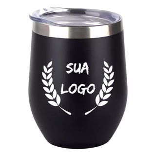 Mini Copo Cuia Térmico Em Aço Inoxidável  Tampa Flip Flop 350ml + Personalização Nome Frase Time Log em Oferta na Shopee
