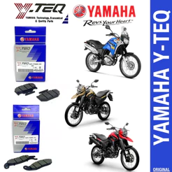 KIT PASTILHA FREIO DIANTEIRO TRASEIRO YAMAHA Y-TEQ ORIGINAL XTZ CROSSER 150 XTZ LANDER TENERE 250