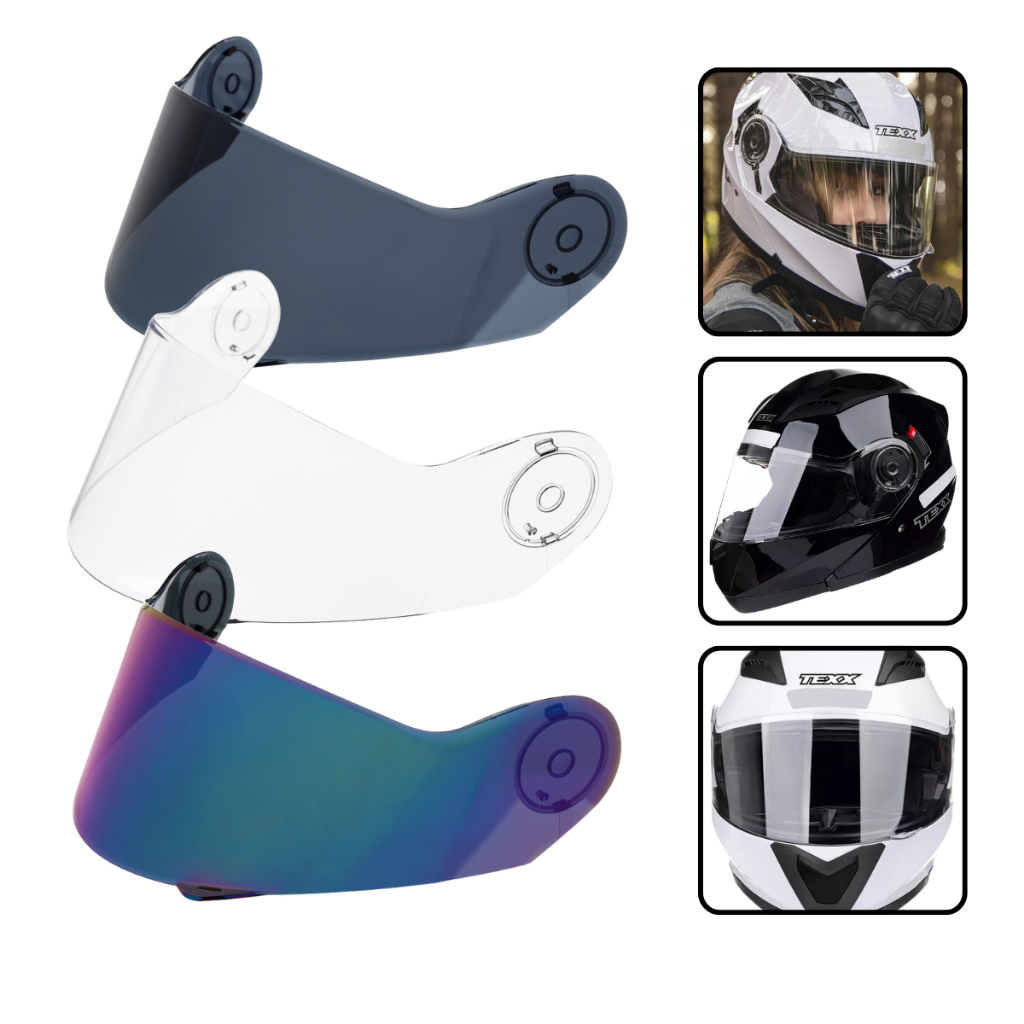 Viseira para Capacete Original Texx para Modelo Gladiator em Oferta na Shopee