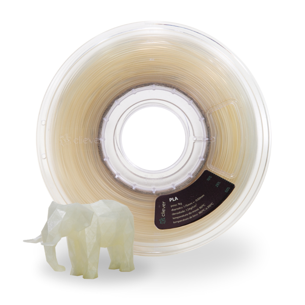 PLA Natural Premium | 1,75mm | 1 Kg | Cliever em Oferta na Shopee