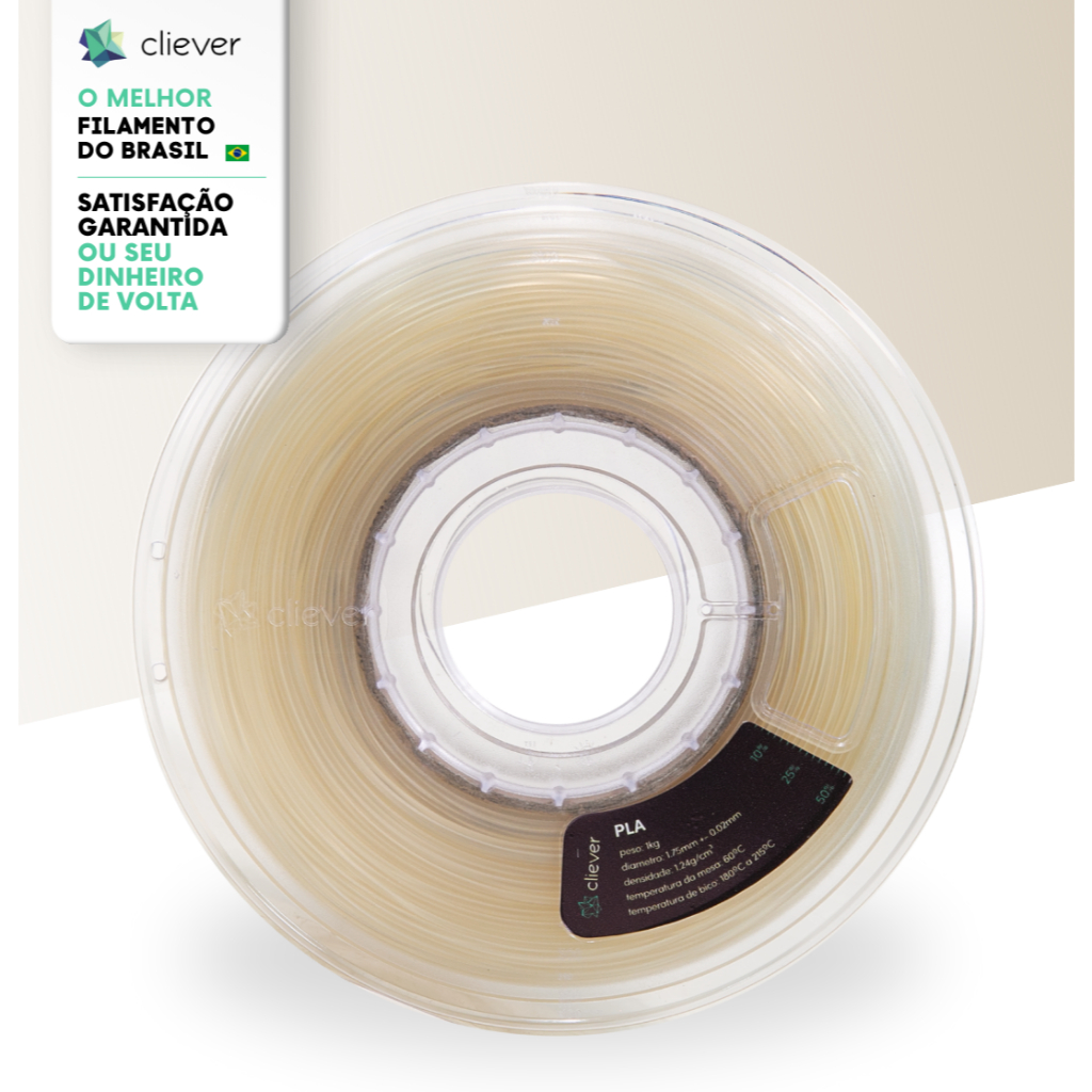PLA Natural Premium | 1,75mm | 1 Kg | Cliever