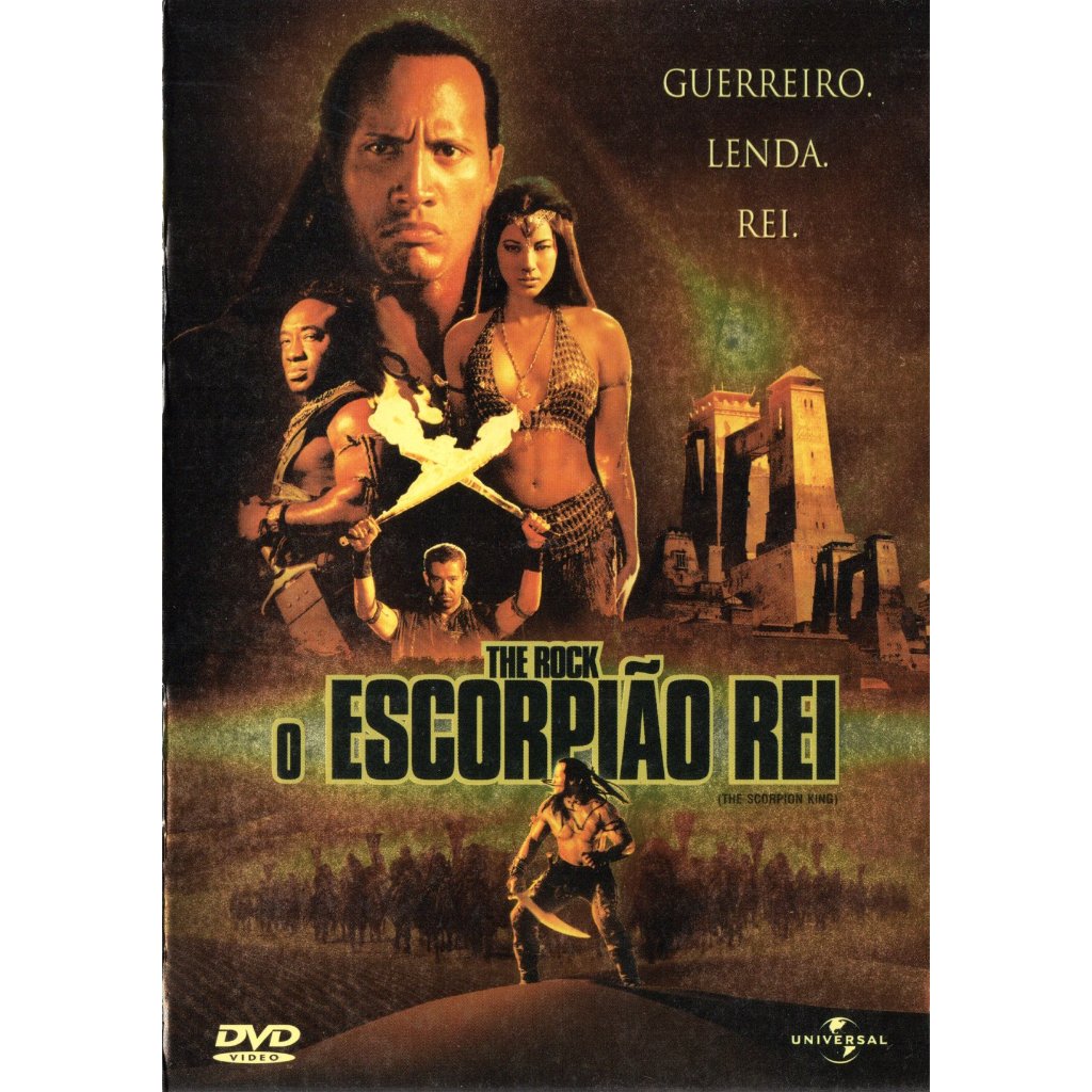 DVD O Escorpião Rei - The Rock (Dwayne Johnson)