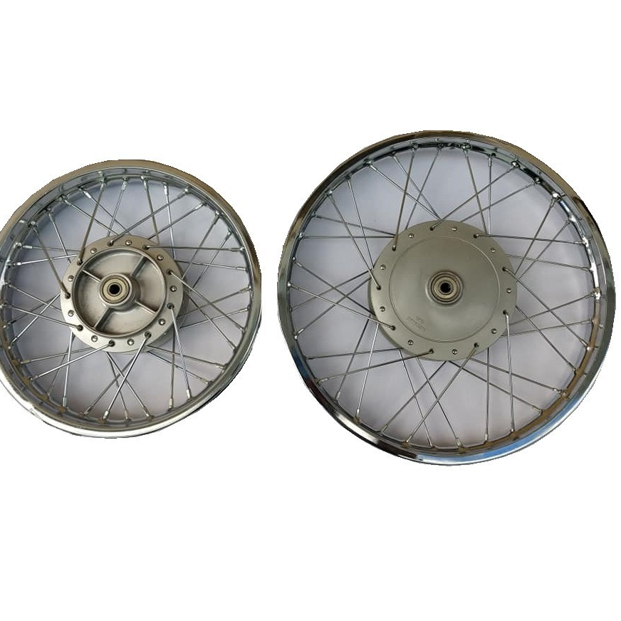 Roda Completa Dianteira / Traseira + Espelho Do Cubo + Flange + Patim + Coxim Honda Biz 125 · foto 2