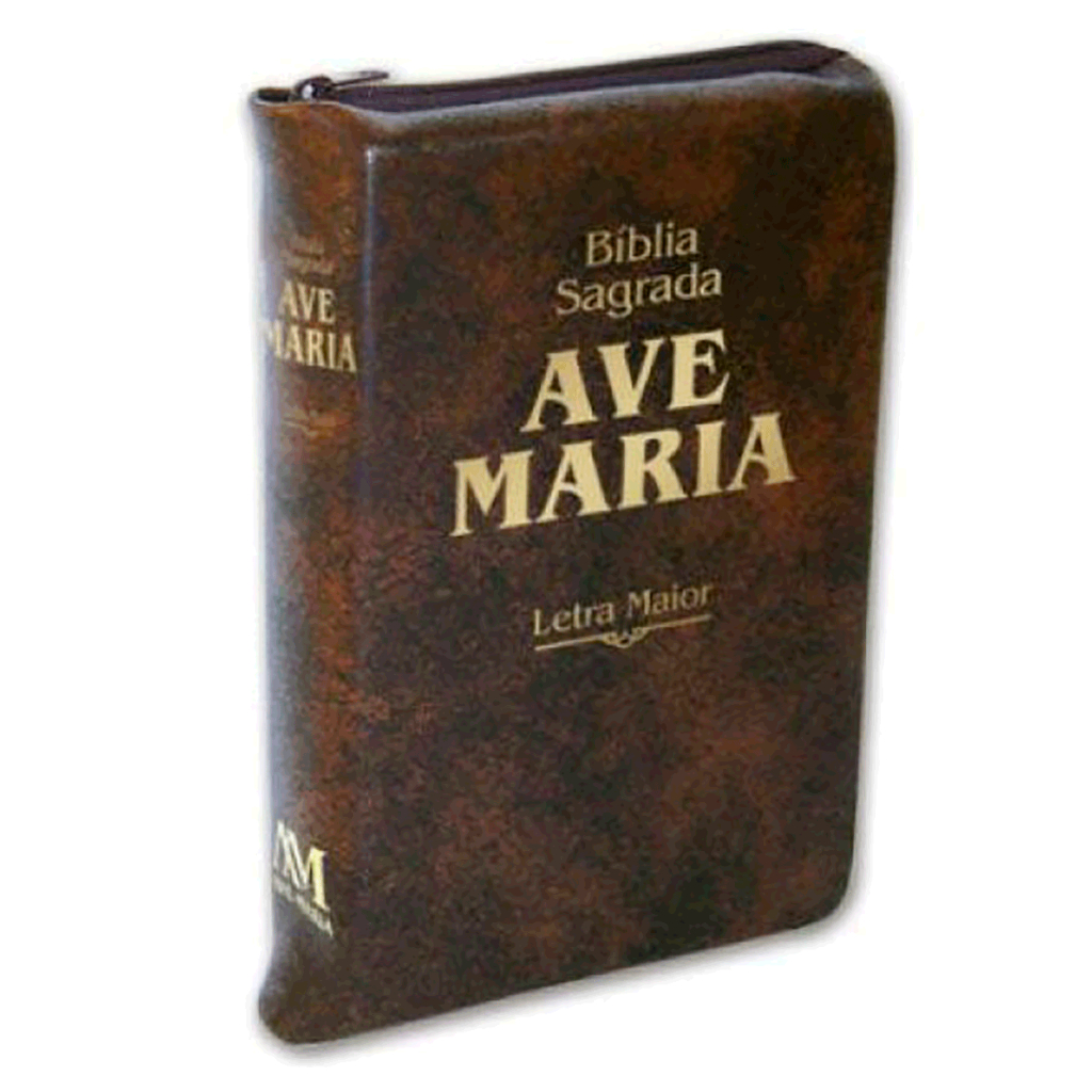 Livro Bíblia Ave Maria Letra Maior - Religião e Filosofia