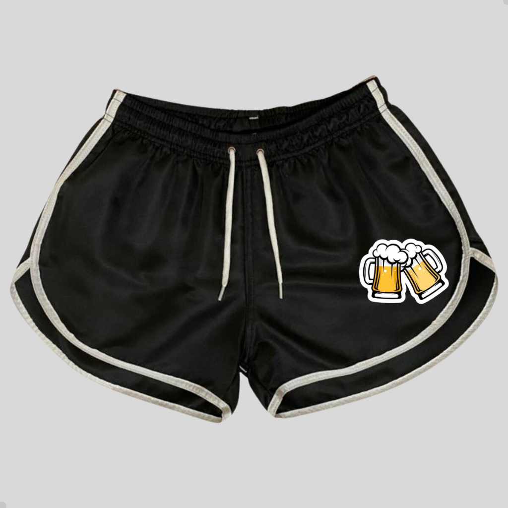 Shorts Praia Feminino Shortinho Tactel Piscina Estampas Bichinhos