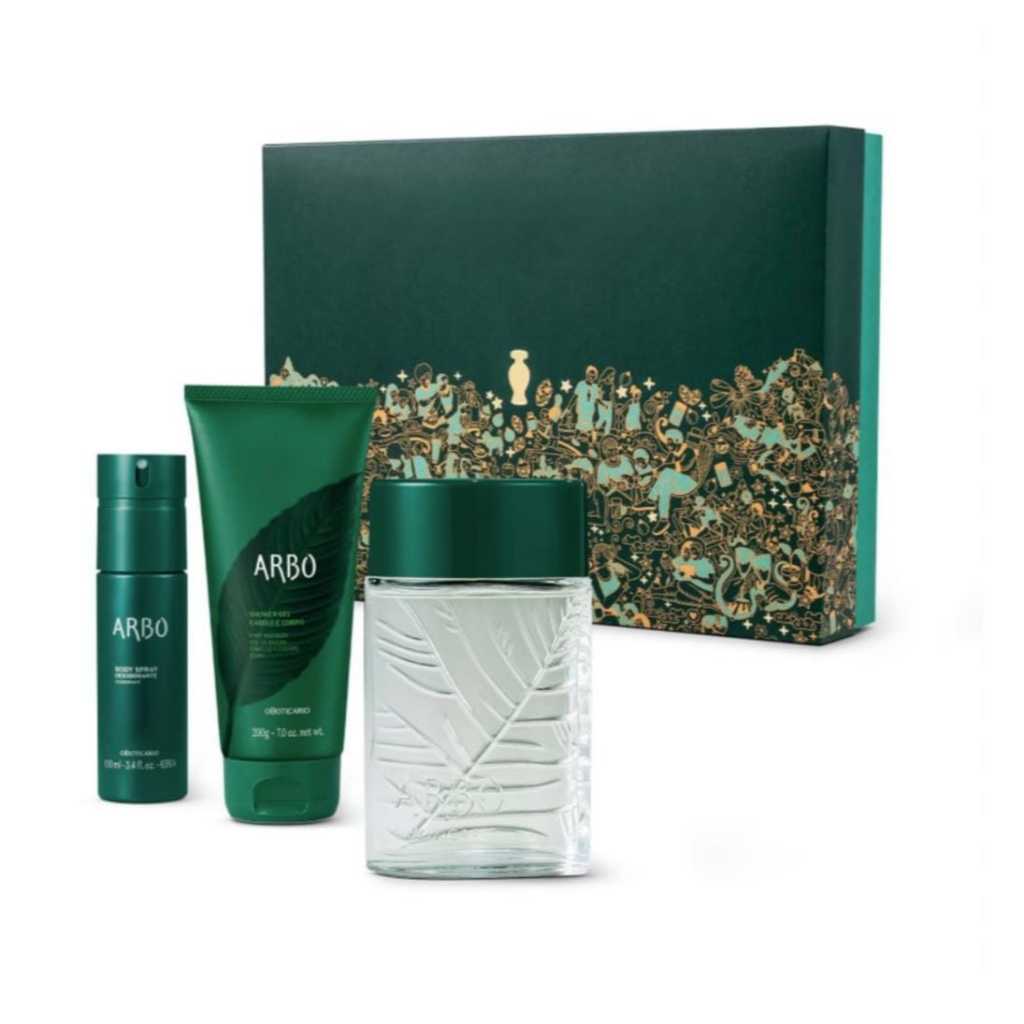KIT ARBO colonia 100ml + shower gel 75g + body spray 100ml