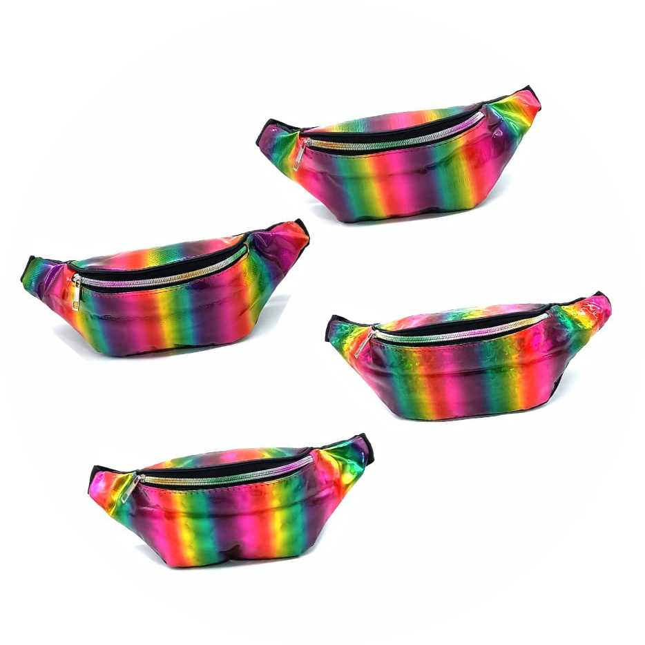 Pochete Colorida, Pochete para carnaval e festas. Arco íris