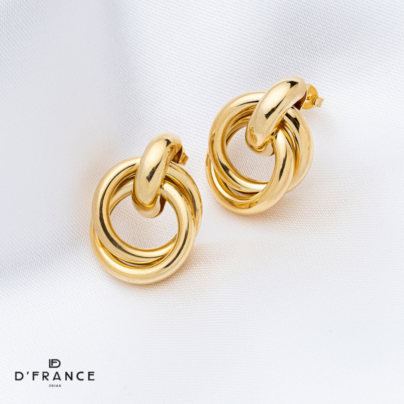 Argola de Ouro Média: Onde Comprar | BuscaProdutos