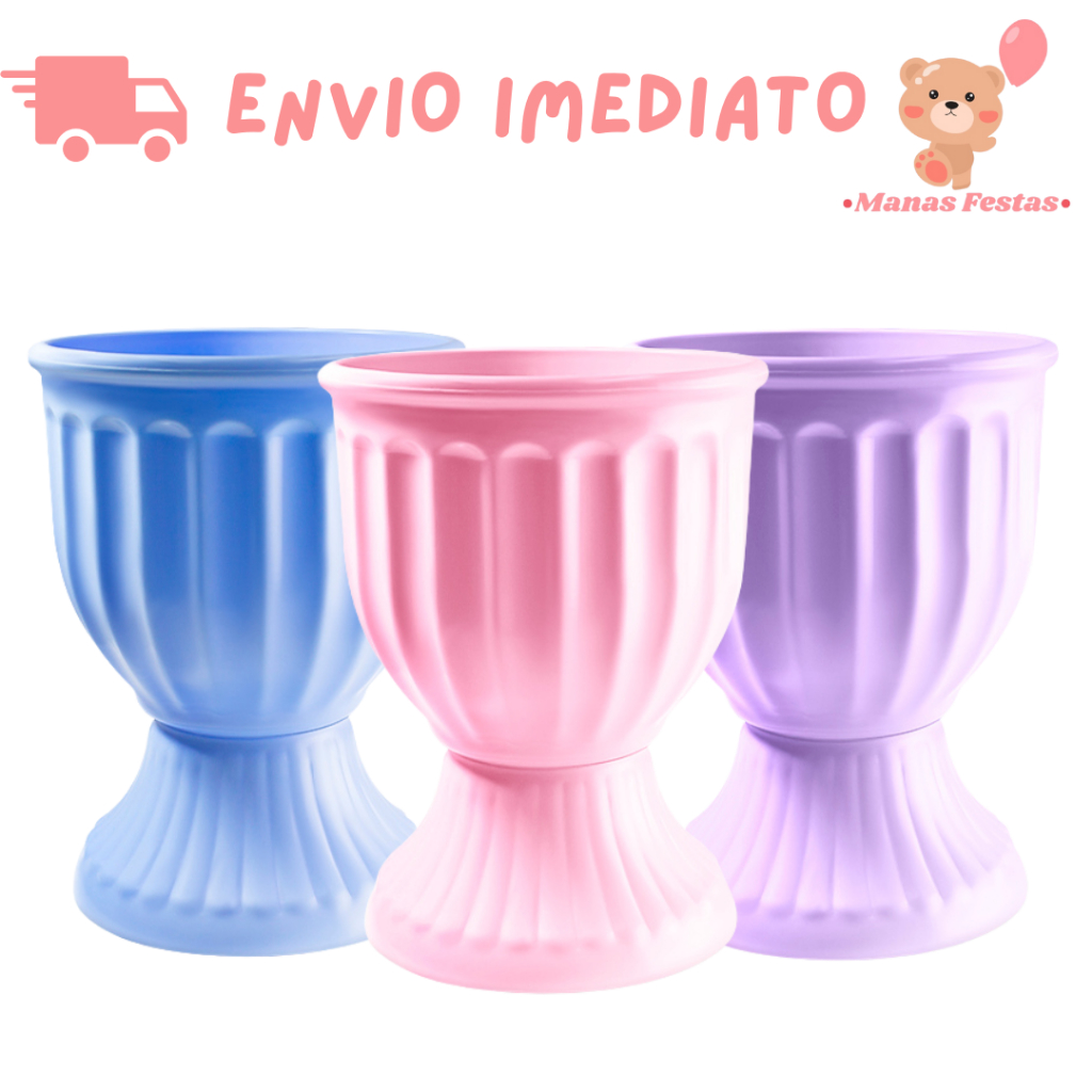 Vaso Romano Decorativo para Festas e Decorações Taça Romana + Variedade de cores