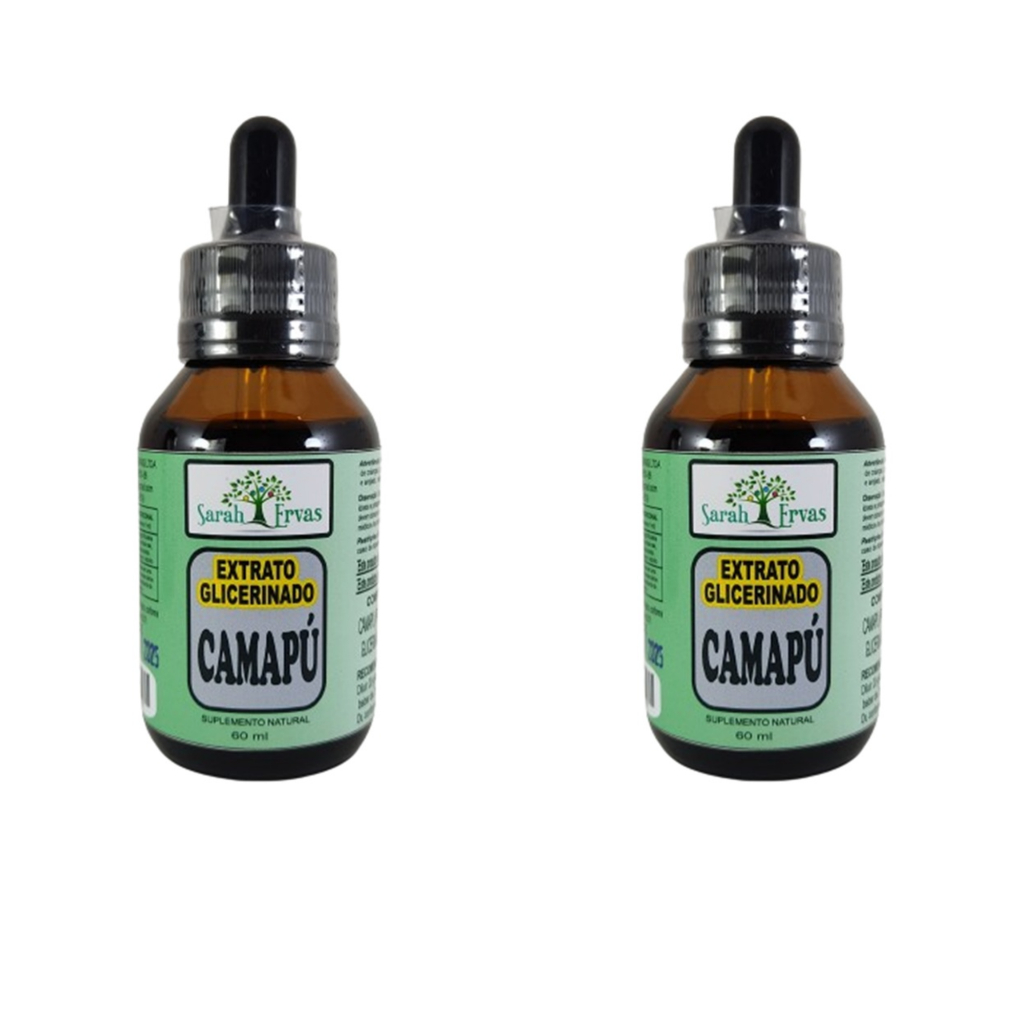 CAMAPÚ - 2 EXTRATOS GLICERINADO 60 ML CADA (TINTURA MÃE)
