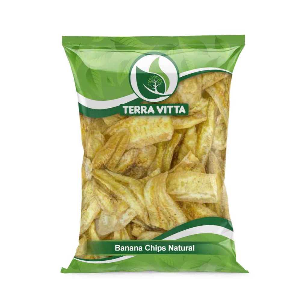 Banana Chips Natural S/Sal 500g