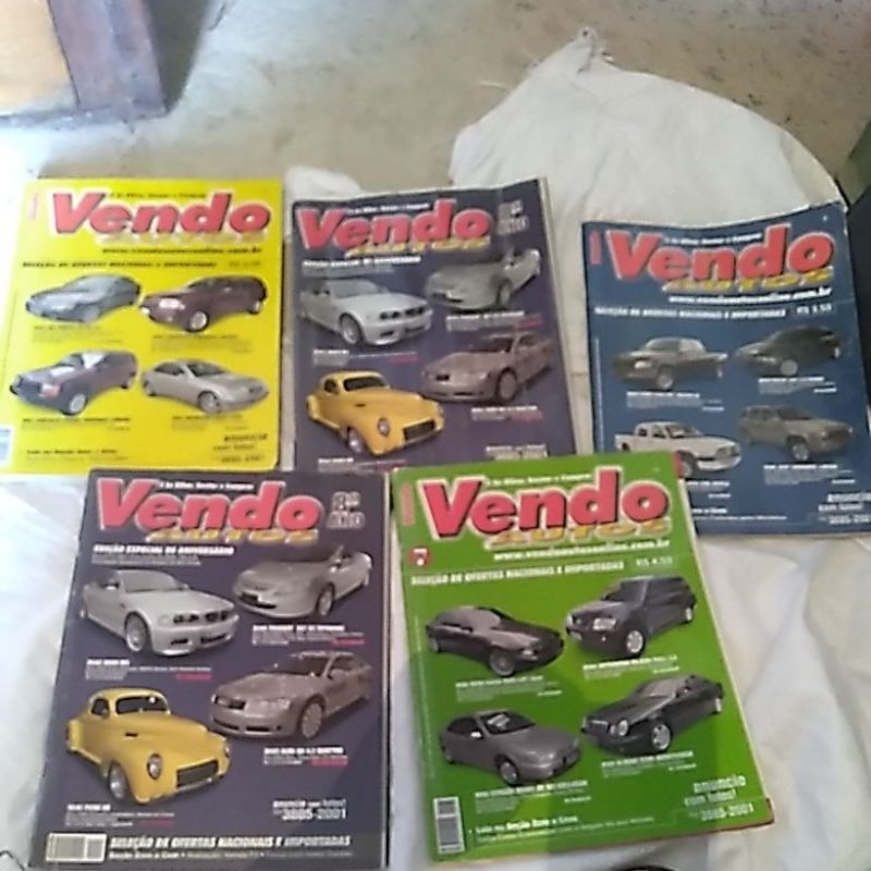 revista vendo autos 5 unidades