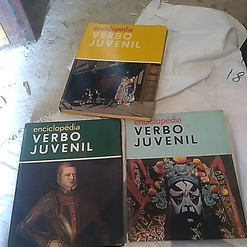 livros enciclopédia verbo juvenil 3 unidades
