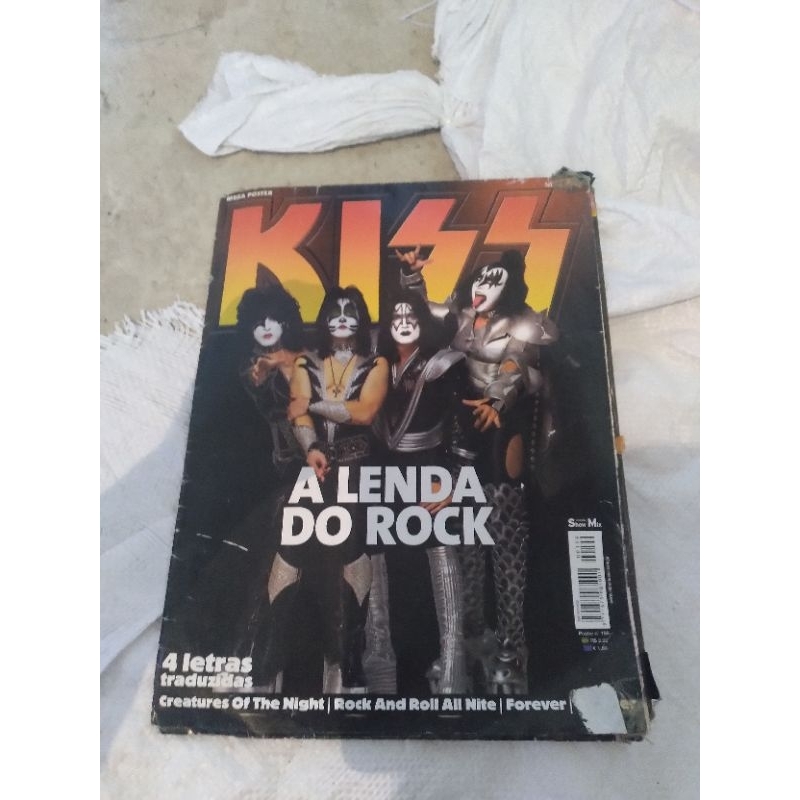 revistas pôster nirvana slipnot kiss