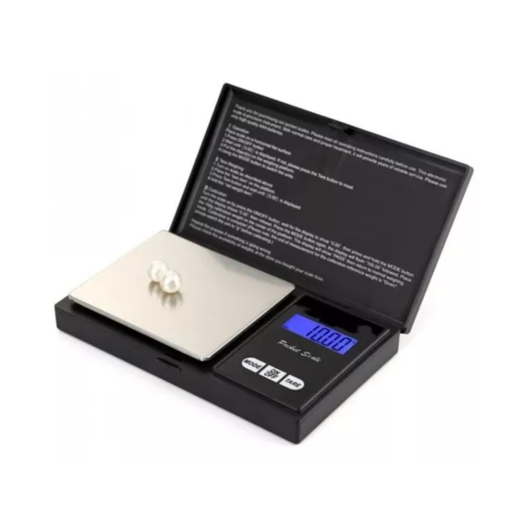 Mini Balança Digital De Alta Precisão 0,1g Até 500g Capacidade Máxima 0.5 Kg