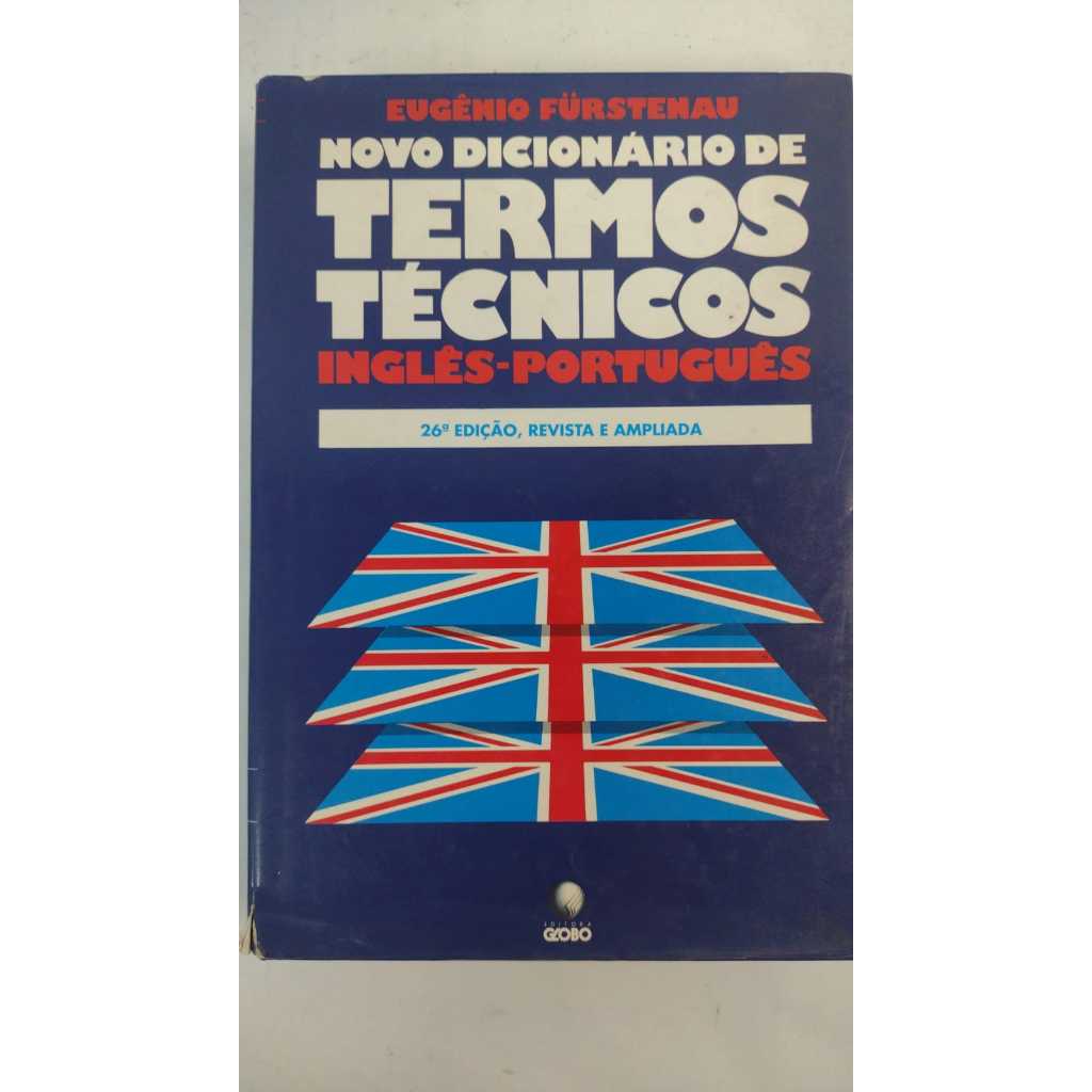 LIVRO Novo Dicionário de Termos Técnicos Inglês-Português Vol.2 K-Z - V6476