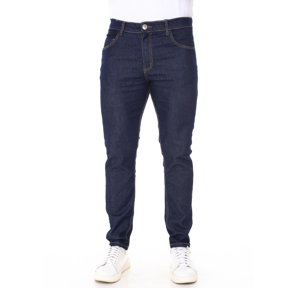 Calça Masculina Jeans Escuro Com Elastano Premium