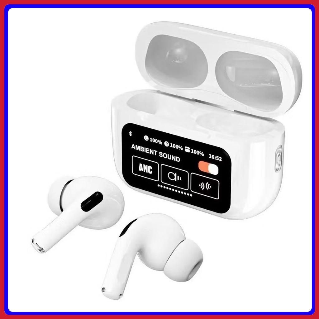 Fone A9 Pro Touch Screen ANC Fones De Ouvido Sem Fio TWS Ruído Cancelando O Fone Bluetooth 5.3