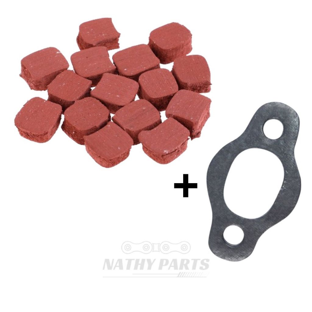 Patim Embreagem Bicicleta Motorizada + Junta do escape junta escapamento kit bike motor moskito