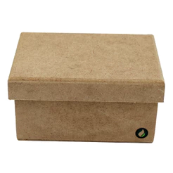 kit 10 Caixa Lisa Organizadora COMPRE 10 PAGUE 6, retangular, presente, modelo Tampa sapato Mdf Cru
