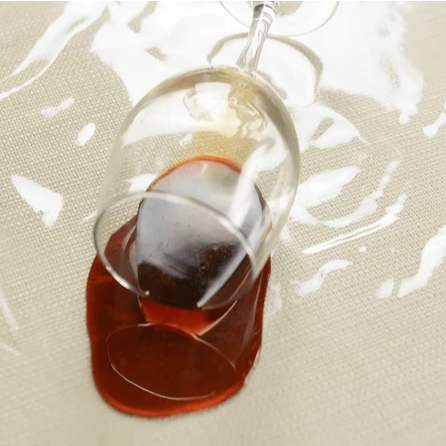 1m X 1,40m Plástico Cristal Transparente ENROLADO - Toalha de mesa Impermeável, Proteção Móveis