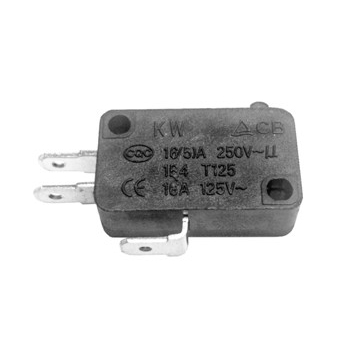 02 Pçs Chave Micro Switch Para Forno Microondas 16a 3 Terminais Original