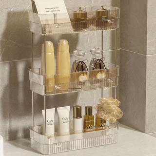 Prateleira Organizadora 3 Andares Para Maquiagem Perfumes Acrílico Transparente Multiuso em Oferta na Shopee