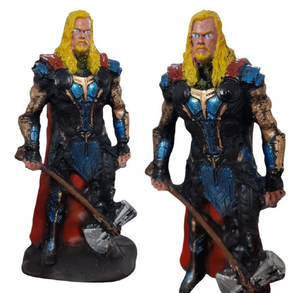 Boneco Colecionável Estátua Action Figure Thor Avengers Vingadores Marvel Resina em Oferta na Shopee