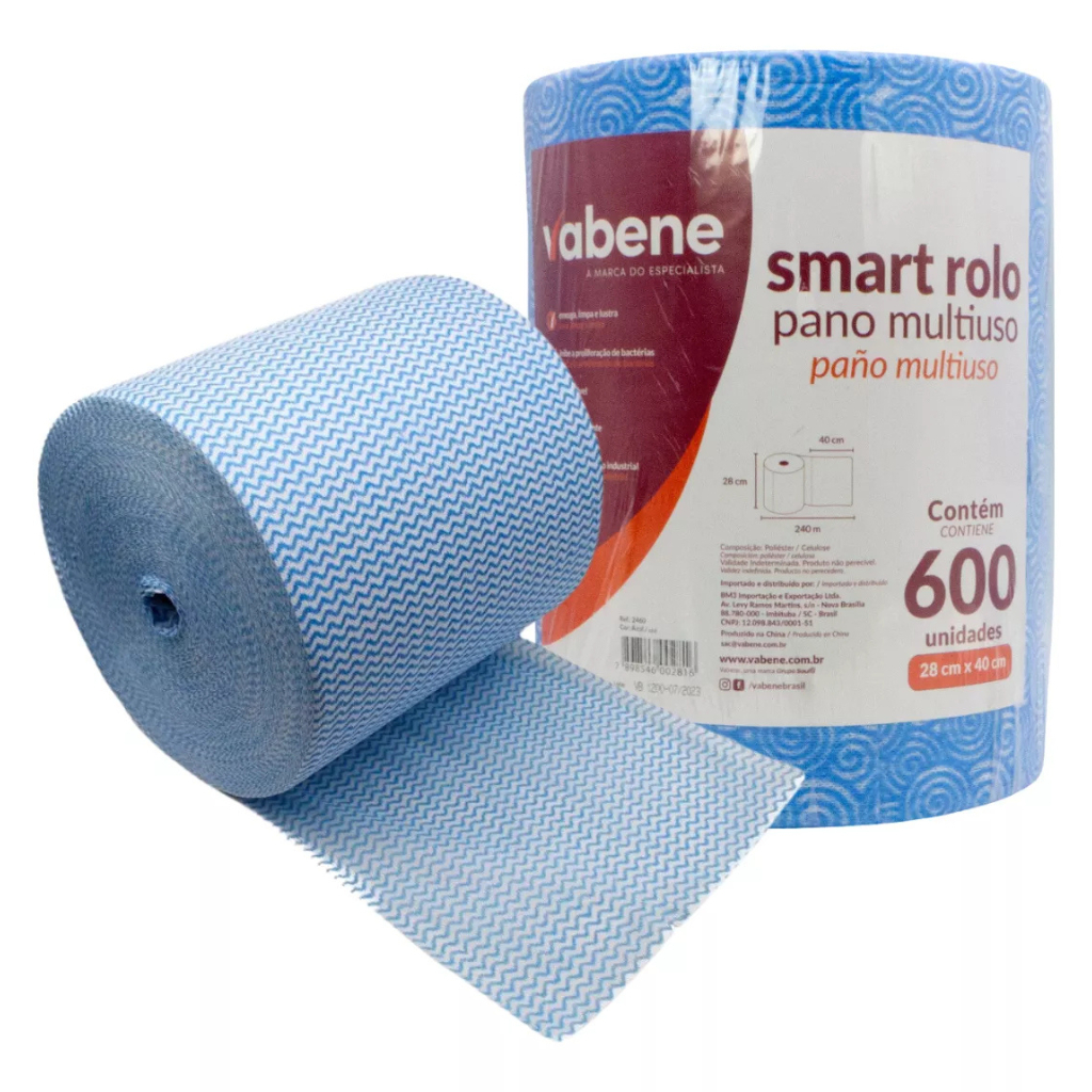 Pano Multiuso tipo Perfex grosso Limpeza pesada 600 un - Vabene