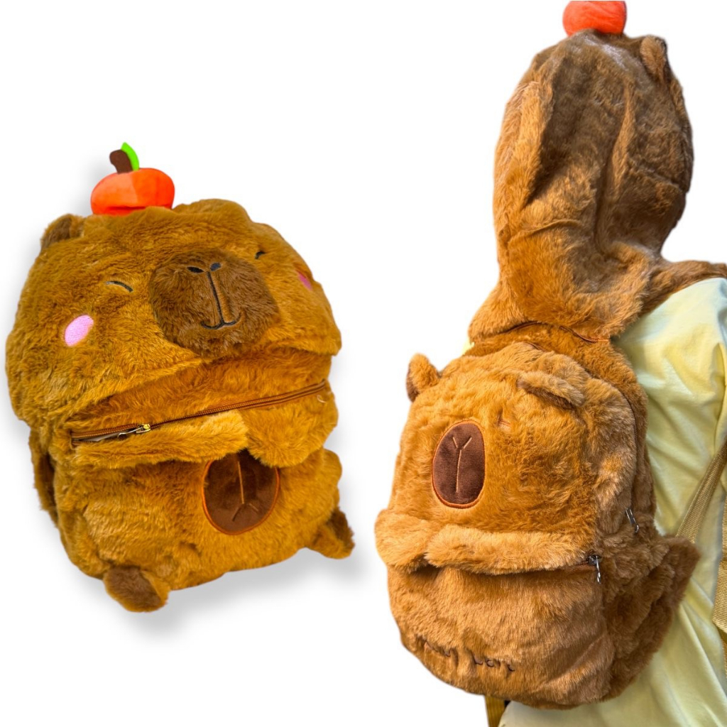 Mini Mochila Feminina Pequena Menina Infantil Capivara Fofa