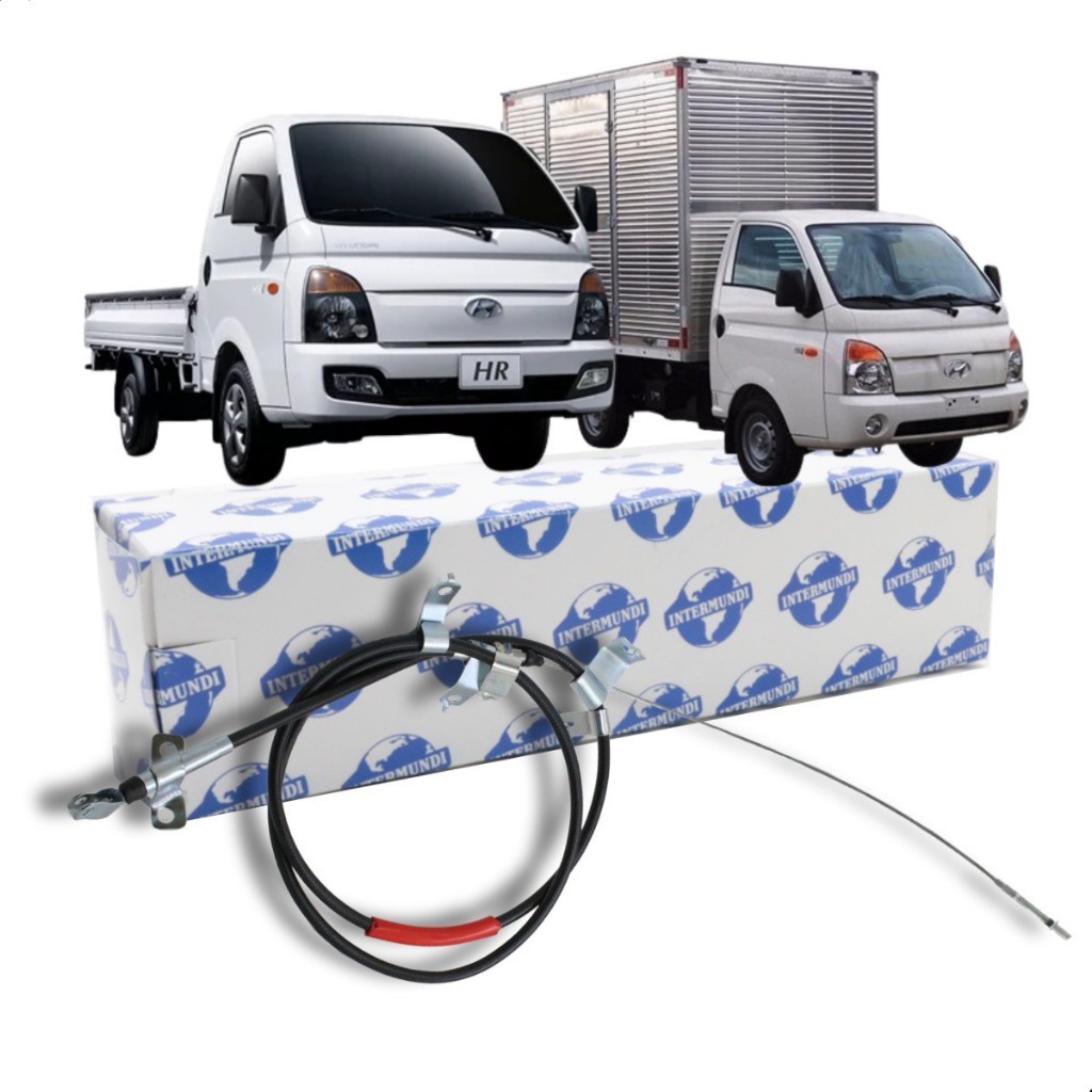 Cabo Freio Mão Traseiro Direito Hr 2.5 2005 a 2012 Rod Dupla