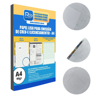 Papel Crlv para  Despachante para Licenciamento Veicular A4 - 100 Folhas em Oferta na Shopee
