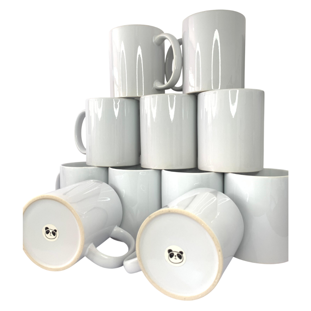 Kit 6 Caneca Branca para Sublimação 325ml caixa em Oferta na Shopee