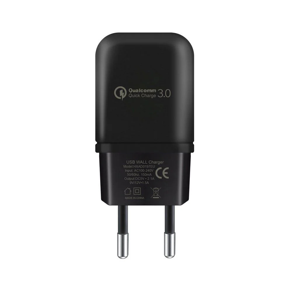 Carregador para celularTurbo Slim + Cabo 1,5m Tipo C/USB Carregamento Rápido para Android e iPhone - detalhe
