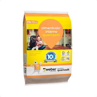 Argamassa Cimentcola Cinza 5kg Interna Ac1 Quartzolit