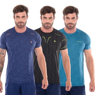 Kit 3 Camisas Dry Fit Masculino Academia e Treino Com Proteção UV em Oferta na Shopee