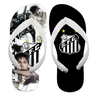 Neymar Chinelo Personalizado Santos