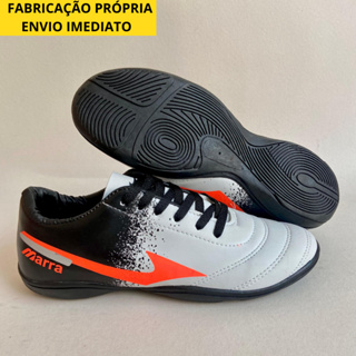CHUTEIRA de FUTSAL Branca Costurada Super Reforçada Tênis Quadra Salão Adulto Unissex Promoção em Oferta na Shopee