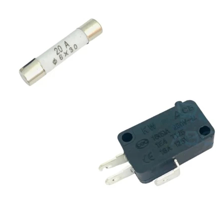 Fusível E Micro Chave Do Microondas Electrolux