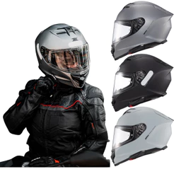 Capacete Moto Fechado Esportivo Com Óculos Solar Texx Kaiman