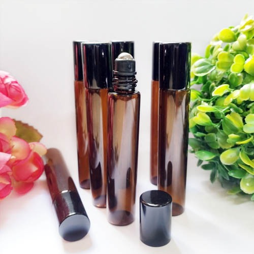 Frascos Rollon 10ml Vidro Grosso Com Proteção Uv Ambar Selecione Quantidade em Oferta na Shopee